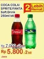 Promo Harga COCA COLA Minuman Soda per 2 botol 250 ml - Indomaret