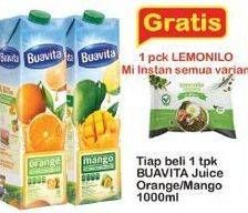 Promo Harga BUAVITA Fresh Juice Orange, Mango 1000 ml - Indomaret