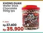 Promo Harga Khong Guan Wafer Stick Chocolate 500 gr - Indomaret