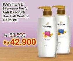 Promo Harga PANTENE Shampoo Anti Dandruff, Hair Fall Control 400 ml - Indomaret