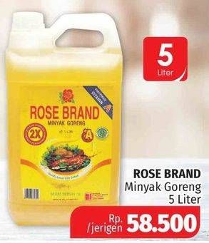 Promo Harga ROSE BRAND Minyak Goreng 5 ltr - Lotte Grosir