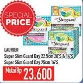 Promo Harga Laurier Super Slimguard Day 22.5 Cm, 25cm, Gathers 22.5cm 14 pcs - Hypermart