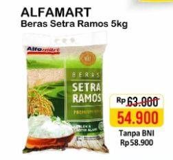 Promo Harga Alfamart Beras Setra Ramos 5 kg - Alfamart