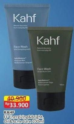 Promo Harga Kahf Face Wash Skin Energizing And Brightening, Oil And Acne Care 100 ml - Alfamart