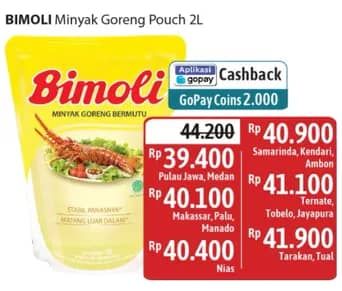 Promo Harga Bimoli Minyak Goreng 2000 ml - Alfamidi