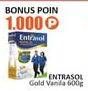 Promo Harga Entrasol Gold Susu Bubuk Vanilla 600 gr - Alfamidi