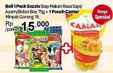 Promo Harga SOZZIS Siap Makan + CAMAR Minyak Goreng  - Carrefour
