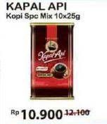 Promo Harga Kapal Api Kopi Bubuk Special Mix 10 pcs - Alfamart