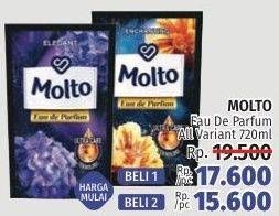 Promo Harga MOLTO Eau De Parfum All Variants 720 ml - LotteMart