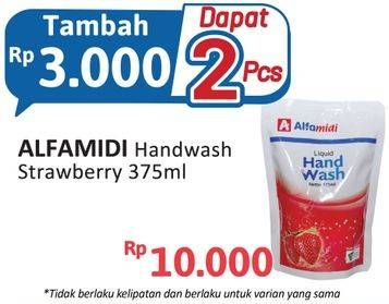 Promo Harga Alfamidi Hand Soap Strawberry 375 ml - Alfamidi
