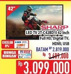 Promo Harga SHARP 2T-C42BD1i | LED TV 42"  - Hypermart