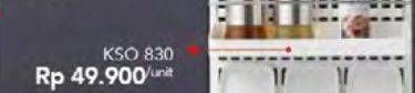 Promo Harga Kitchen Accessories KSO 830  - Carrefour