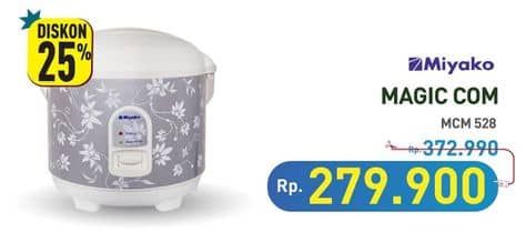 Promo Harga Miyako MCM 528 | Magic Com  - Hypermart