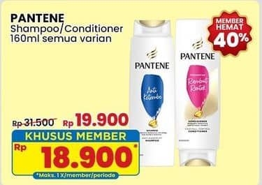 Promo Harga Pantene Shampoo/Conditioner  - Indomaret