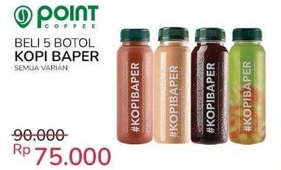 Promo Harga Point Coffee Kopibaper All Variants 250 ml - Indomaret
