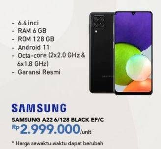 Promo Harga SAMSUNG Galaxy A22  - Carrefour