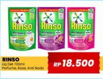 Promo Harga Rinso Liquid Detergent + Molto Purple Perfume Essence, + Molto Pink Rose Fresh, + Molto Classic Fresh 750 ml - Yogya