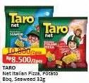 Promo Harga Taro Net Italian Pizza, Potato BBQ, Seaweed 36 gr - Alfamart