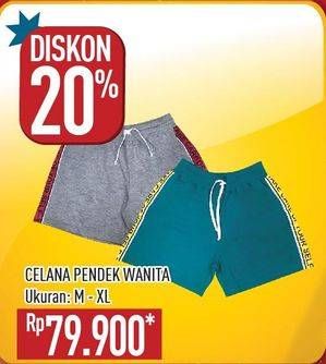 Promo Harga Celana Pendek Wanita M-XL  - Hypermart