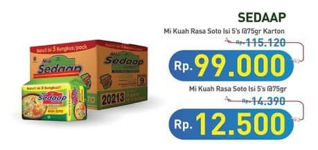 Promo Harga Sedaap Mie Kuah Soto per 40 pcs 75 gr - Hypermart