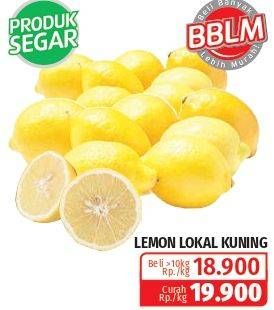 Promo Harga Lemon Lokal per 1000 gr - Lotte Grosir