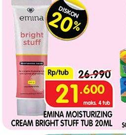 Promo Harga EMINA Bright Stuff Moisturizing Cream 20 ml - Superindo