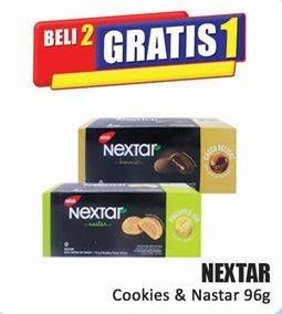 Promo Harga Nabati Nextar Cookies Nastar Pineapple Jam, Brownies Choco Delight 106 gr - Hari Hari