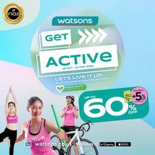 Promo Harga Get Active  - Watsons