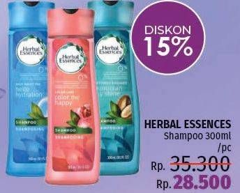 Promo Harga HERBAL ESSENCE Shampoo 300 ml - LotteMart