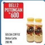 Promo Harga Golda Coffee Drink Dolce Latte 200 ml - Hypermart