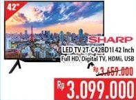 Promo Harga SHARP 2T-C42BD1i | LED TV 42"  - Hypermart