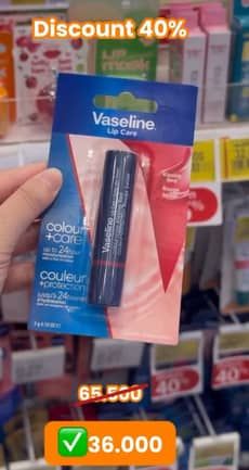 Promo Harga Vaseline Lip Color 3 gr - Guardian