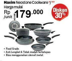 Promo Harga MAXIM Neostone Enhanced Ceramic Nonstick  - Carrefour