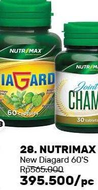 Promo Harga NUTRIMAX Diagard 60 pcs - Guardian