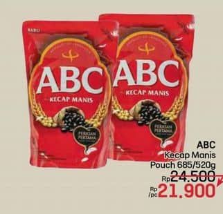 Promo Harga ABC Kecap Manis 520 ml - LotteMart