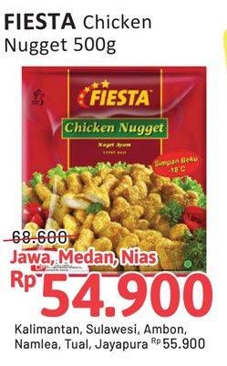 Promo Harga Fiesta Naget Chicken Nugget 500 gr - Alfamidi