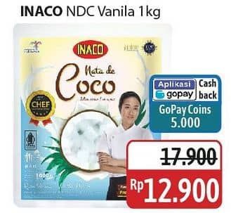 Promo Harga Inaco Nata De Coco Vanila 1000 gr - Alfamidi