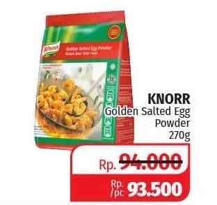 Promo Harga KNORR Golden Salted Egg Powder 270 gr - Lotte Grosir