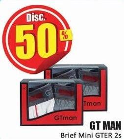 Promo Harga Gt Man Underwear GTER 2 pcs - Hari Hari