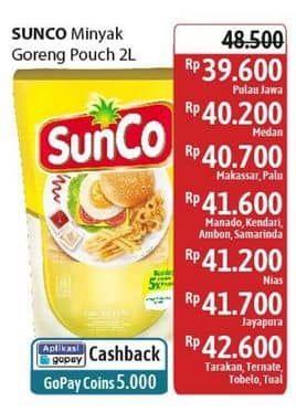 Promo Harga Sunco Minyak Goreng 2000 ml - Alfamidi