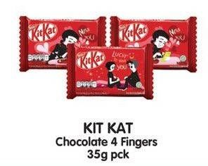 Promo Harga KIT KAT Chocolate 4 Fingers 35 gr - Indomaret