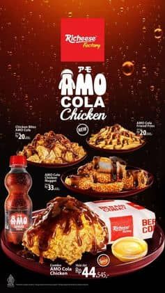 Promo Harga Amo Cola Chicken  - Richeese Factory