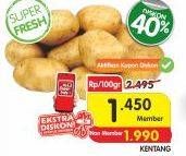 Promo Harga Kentang per 100 gr - Superindo