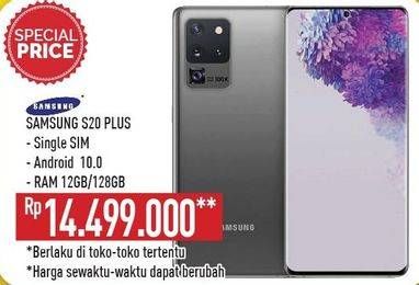 Promo Harga SAMSUNG Galaxy S20 Plus | 128GB | 8GB  - Hypermart