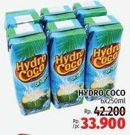 Promo Harga Hydro Coco Minuman Kelapa Original per 6 pcs 250 ml - LotteMart