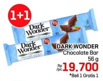 Promo Harga Dark Wonder Chocolate 56 gr - LotteMart