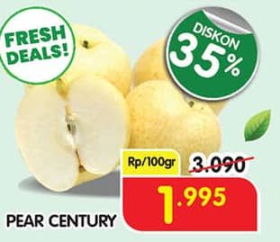 Promo Harga Pear Century per 100 gr - Superindo