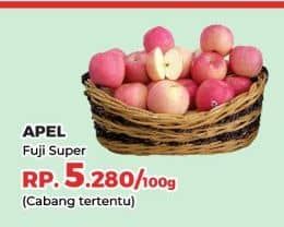 Promo Harga Apel Fuji Super per 100 gr - Yogya