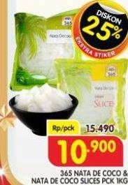 Promo Harga 365 Nata De Coco Slices 1000 gr - Superindo