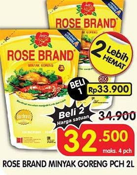 Promo Harga Rose Brand Minyak Goreng 2000 ml - Superindo